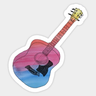 Guitar colours Sticker